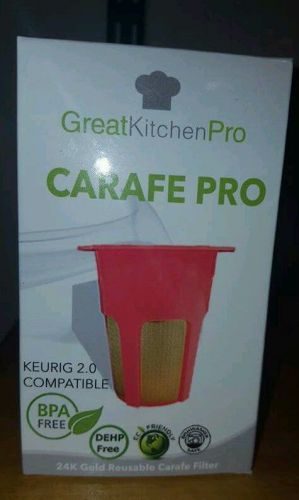 Carafe pro 24k gold reusable carafe filter FREE SHIPPING