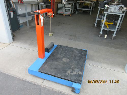 WEST WEIGHT SCALE WP 3000 3,000 lb. Manual Platform Scale, 30&#034; x 40&#034; platform,