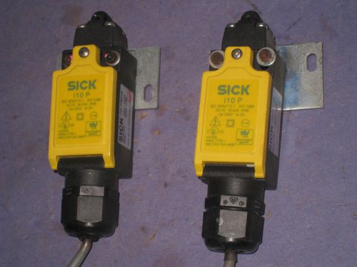 2 sick optic i10-pa213 i10 p series safety switch 2n/c 1n/o plunger  cords  21c3 for sale