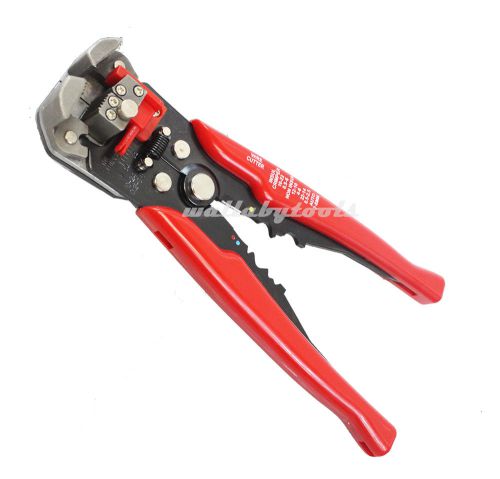 New 8&#034; Self-Adjusting Wire Stripper Cable Cutter Electricians Crimping Tool