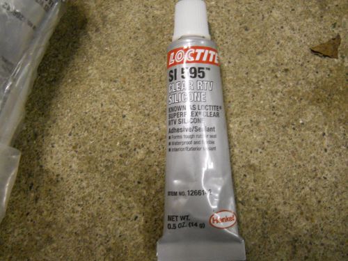 LOCTITE SI 595 clear rtv silicone adhesive  superflex