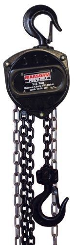Maasdam  48500 Manual Chain Hoist 1/2 Ton, Black
