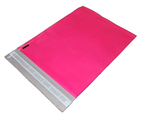 100 10x13 HOT PINK Poly Mailers Shipping Envelopes Bags  Water Tear resistant.