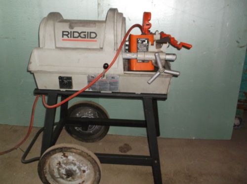 Ridgid 1822 pipe threader  cart missing box and handle video below for sale