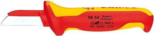 KNIPEX 98 54 1,000V Insulated Cable Knife New