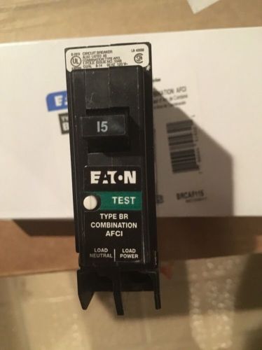 Eaton Cutler Hammer BRCAF115  Type BR Arc Fault Circuit Breaker FREE SHIPPING!!!
