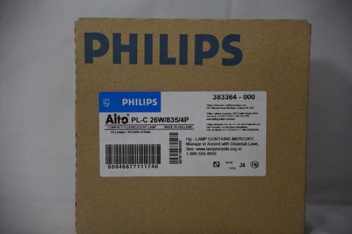 New NIB 10 PHILIPS ALTO PL-C 26W/835/4P 26W 3500K 4PIN Compact Fluorescent Lamps