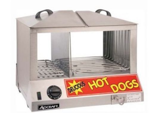 Adcraft Countertop Stainless Steel Hot Dog Steamer, 6 Quart -- 1 each.