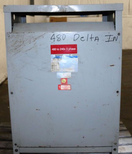 480Delta-240volts 75.0KVA 3Phase Dry Transformer  Westinghouse