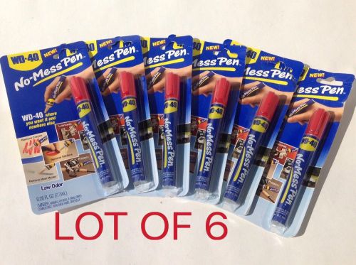 WD-40 No-Mess Pen 0.26 oz (7.7mL) New in Package Lot of 6
