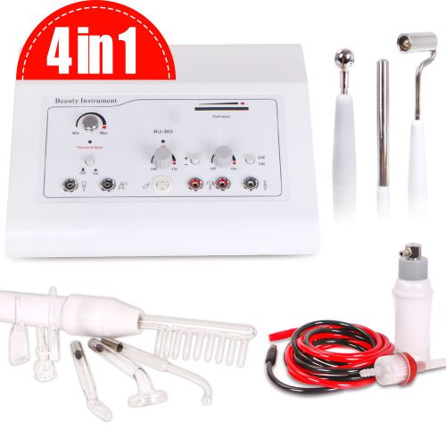 4in1 high-frequency galvanic spray vacuum galvanic cleaning acne wrinkle beauty for sale