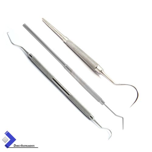 Explorer 23/17A Dentist Endodontic Probe 9 Pick Tool Tartar Calculus Remover Kit