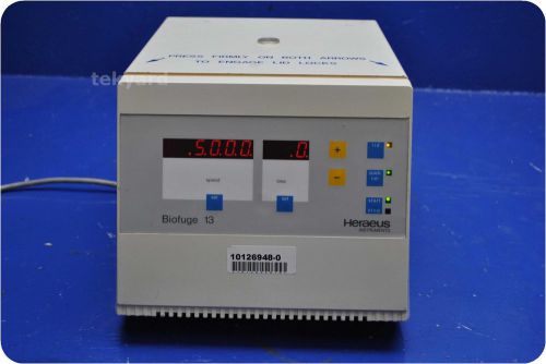 Heraeus 75003637/01 biofuge 13 centrifuge @ (126948) for sale