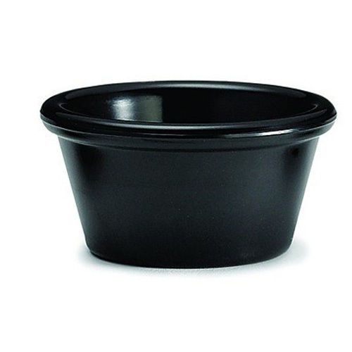 Winco RP-2K, 2-Ounce Plain Melamine Ramekins, Black, 1 Dozen