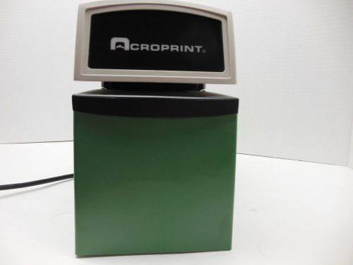 Acroprint time clock  Used only one week with box