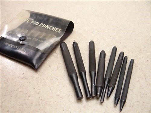 COMPLETE SET OF PIN PUNCHES 1/16&#034; TO 5/16&#034;