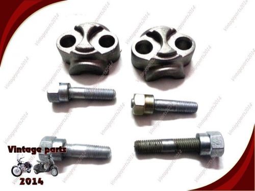 ROYAL ENFIELD FORK LUG CAPS, STUDS, WASHER, FORK END STUD