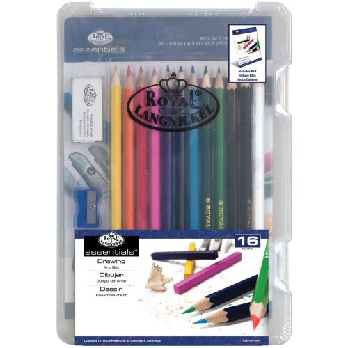 Clearview Mini Art Set-Drawing 16pc
