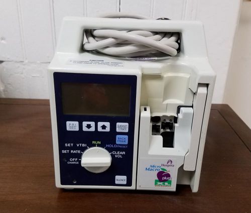 Hospira Micro Macro Plum XL IV Infusion Pump tested w/ new battery