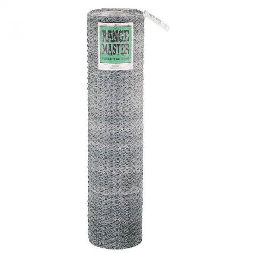 24&#034;X150&#039; Poultry Netting, 1&#034; Mesh, High Tensile Steel, Galvanized DEACERO