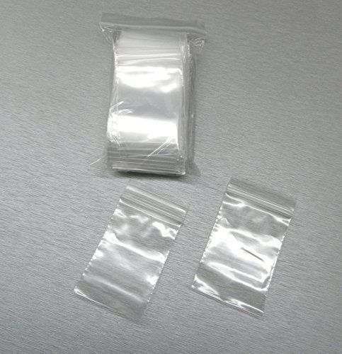 100 2&#034;x3&#034; ZIPLOCK BAGS Clear 2MIL Small POLY BAG RECLOS...Fast Free USA Shipping