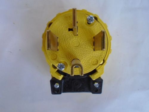 P&amp;S 5745-AN Yellow 4-Wire Male Plug  50 Amp 125/250 Volt