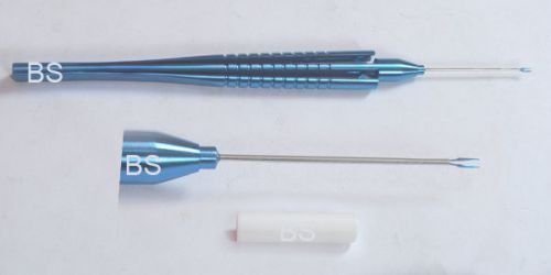 TITANIUM SERRATED VITREOUS FORCEPS SMOOTH JAWS STRAIGHT 23 tit st
