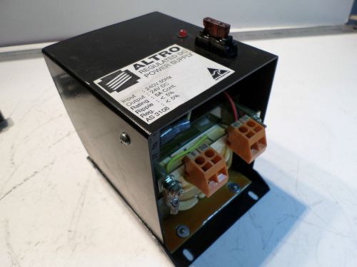 ALTRO REGULATED DC POWER SUPPLY -- 240AC Input -- 24DC Output -- 5amps cont