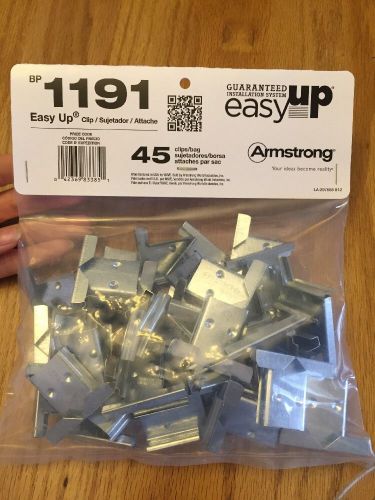 New Armstrong Easy Up Ceiling Clips Lot of 45 ct. Bags Model # 1191