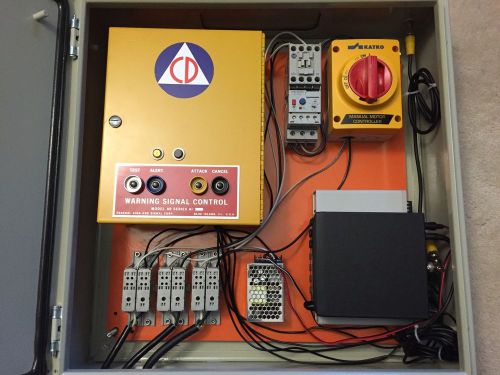 Custom Air Raid Siren Control Box w/ Federal Signal AR Timer