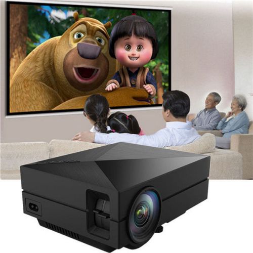New gm60 portable mini home theater 800x480 led lcd projector 1080p hd for sale