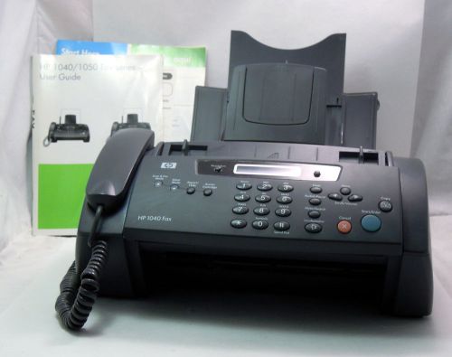 HP 1040 Inkjet Fax Machine Built-in Telephone Handset - Print, Copy &amp; Send Faxes