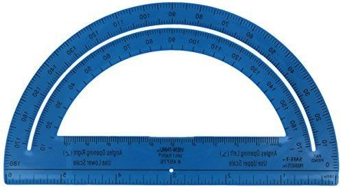Learning Resources 336910 Protractor, 6&#034;, Plastic, Assorted Color