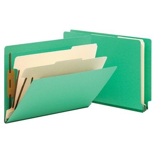Smead end tab classification file folder, 2 divider, 2&#034; expansion, letter size, for sale