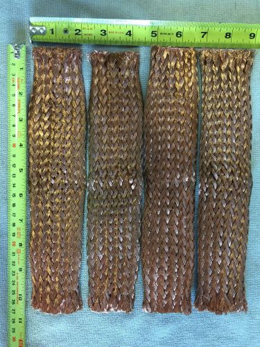 4 Braided Copper Wire Strips