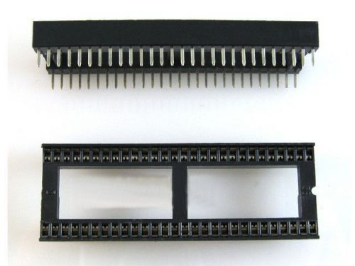 2pcs 56pin Pitch 1.778mm DIP IC Sockets Adaptor Solder Type Socket