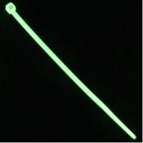 UV Reactive Green 4&#034; Cable Ties Bag of 100