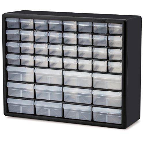 44 Drawer Plastic Bin Small Parts Hardware Crafts Storage Cabinet Organizer