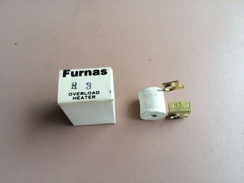 FURNAS H3 OVERLOAD RELAY HEATER NEW