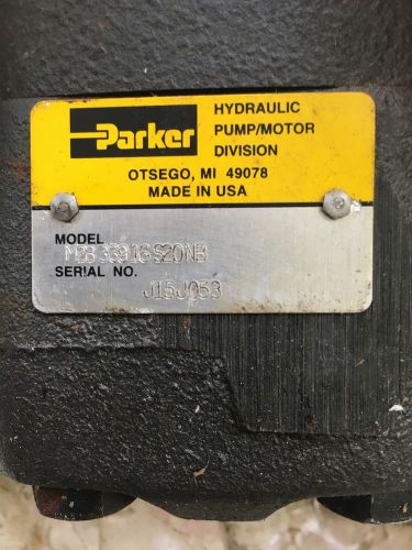 parker hydraulic pump/motor. M2B 33916 S20NB