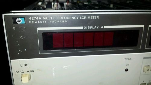 Keysight (agilent / hp) 4274a lcr meter, 100 hz to 100 khz for sale