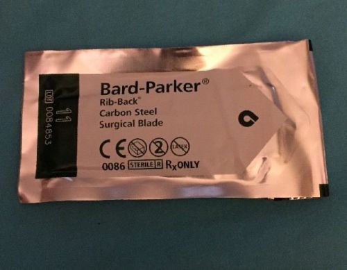BD Bard Parker Rib Back Surgical Blade Carbon Steel #11   10 BLADES Per Pack