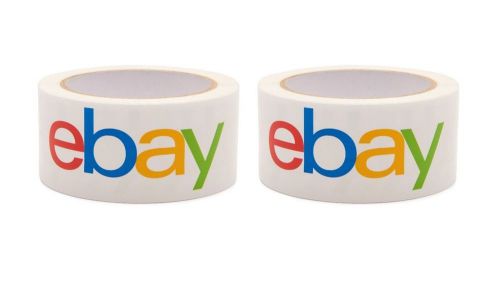 2 Rolls eBay Logo Packing Sealing Tape New 20th Celebration eBayana 2&#034; Wide Roll