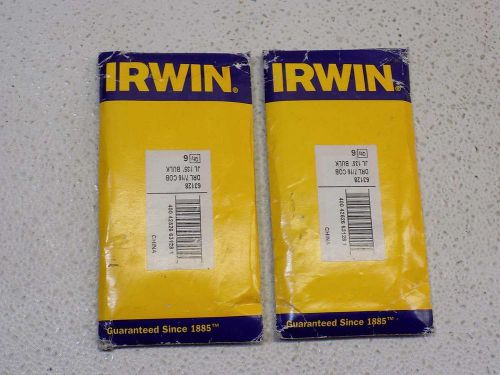 Lot of 12 Irwin 63128 5-1/2in. x 7/16in. Cobalt Drill Bits