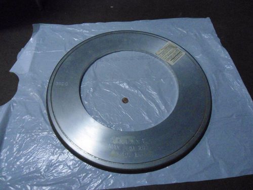 DIAMOND GRINDING WHEEL 20&#034; OD 12&#034; ID Cincinnati Milacron CMD400-R100-B-1/8