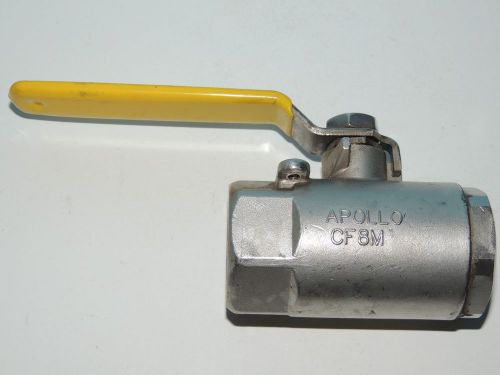Apollo cf8m 1 1/4&#034; stainless steel ball valve 2000 wog for sale