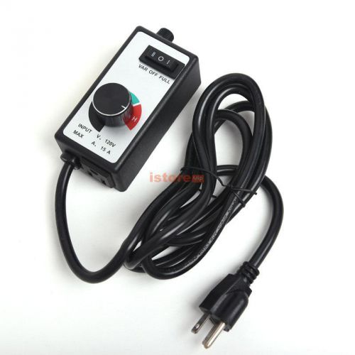 Universal variable voltage router speed control controller 120v 15 amps us plug for sale