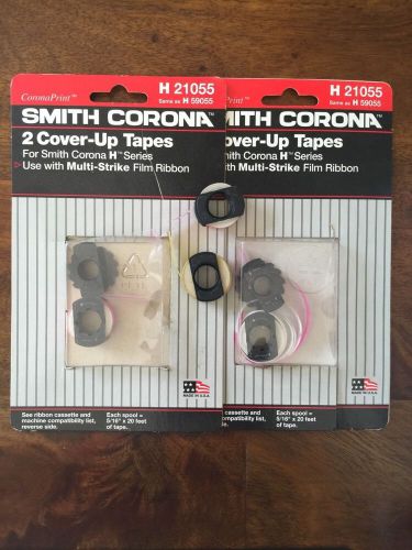 Smith Corona 2 Cover-Up Tapes H21055 Same as H59055 Typewriter, Open Package