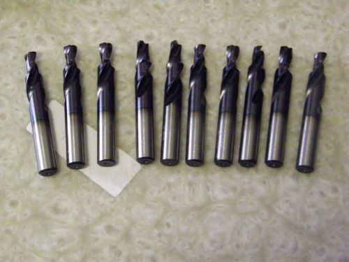 10-PCS -CLEVELAND - TICN COATED - 7/16&#034; STEP DRILL BIT. 3 &#034; OAL. USA