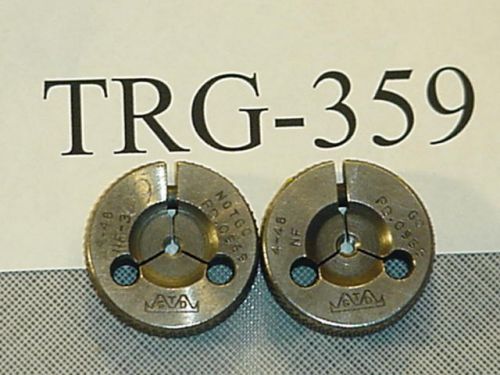 Thread Ring Gage Set 4-48 NF GO &amp; NOGO TRG-359